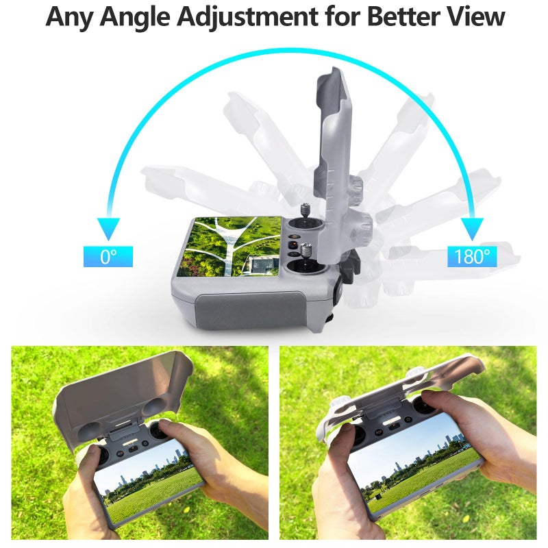 اف بي في توسكاي FPVtosky 3-IN-1 Mini 4 Pro RC 2 غطاء واقي للشمس + 2 واقي شاشة + حزمة حبل تناسب DJI Mini 4 Pro/Air 3 RC2 وحدة التحكم عن بعد DJI RC 2 الملحقات - Image 4